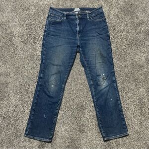 LL Bean Womens 12 Flannel Lined Favorite Fit Work Jeans